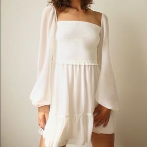 WILFRED WHITE TEMPEST MINI DRESS